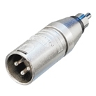 NA2MPMM NEUTRIK - Adaptateur XLR mâle vers RCA mâle