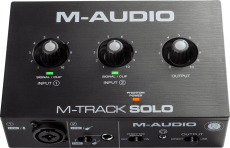 MTRACK-SOLO M Audio – Carte son 2 canaux 1 entrée micro-ligne-instrument