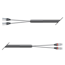 Multipaires souple 2 XLR Neutrik 5m