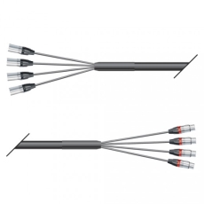 Multipaires souple 4 XLR Neutrik 60m Sommer cable