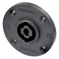 NL4MPRXX Neutrik - Embase femelle ronde Speakon 4 points