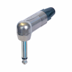 NP2 RX Neutrik - Fiche jack 6,35 mono mâle coudée