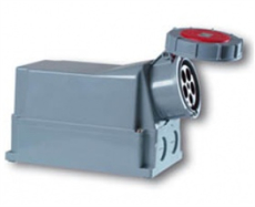 socle P17 femelle 125A Tétrapolaire 5 points IP67