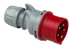 Prise P17 male 16A tétrapolaire 5 broches IP44 Turbo Twist