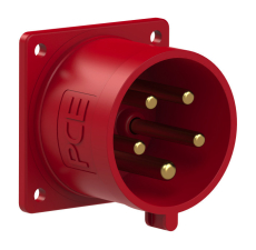 Embase P17 male 32A  tétrapolaire 5 broches IP44 Turbo twist