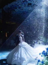 Pack laser effet cendrillon avec neige scintillante.