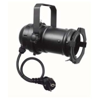 Projecteur PAR 16 noir sans lampe avec alimentation 230V et douille GU10