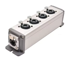 boitier RJ45 pour Fiches 4 XLR combo femelle avec fixation murales.