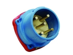 Connecteur male Marechal DSN3 POLY NOIR Size.2 IP66/67 3P+N+T 40A 440V AC