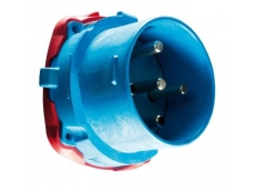 Connecteur Male Marechal DS9 Ploy bleu IP66/67 3P+N+T 150A 440V AC
