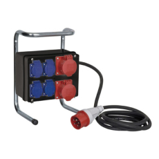 Showtec Powersplit 3 CEE 16A 4 x Schuko, 2 x CEE 16 A 5 p