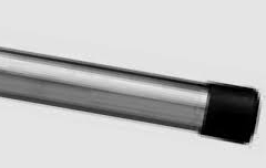 Pied fixe de praticable ASD PS090 alu 50x3x875mm avec embout PVC plancher 0.9m