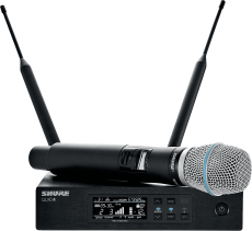 Micro Shure QLXD24 Emetteur Main BETA87A Bande H51