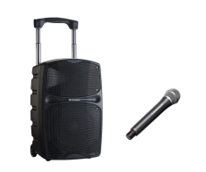 Pack Racer 120 evo Audiophony – Enceinte autonome 10’’ 120W USB Bluetooth avec 1 micro main sans fil