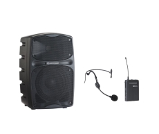 Pack Racer 80 evo Audiophony – Enceinte autonome 12’’ 80W USB Bluetooth avec un serre tête sans fil.