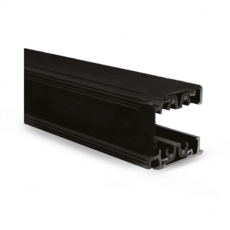 Rail 3 phases alu noir 230V 2m