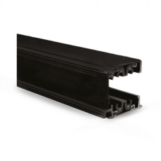 Rail 3 phases alu noir 230V 3m