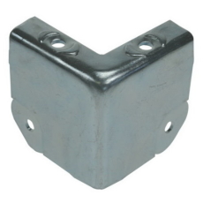 angle 2 fixations aluminium pour sommet de cloison de flight 9mm