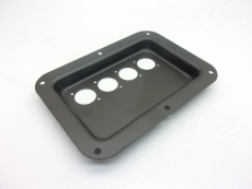 Cuvette 18 x13  4 x XLR D Noire