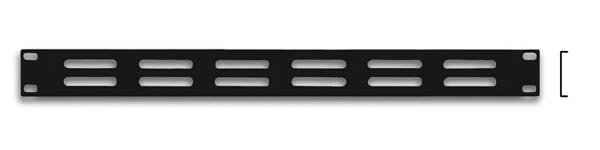 Plaque d'aération de rack 1U 19'