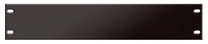 Plaque d'obturation de rack 2U 19''