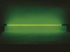 Tube fluorescent avec alimentation et interrupteur vert 36W 134cm