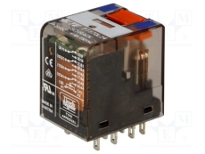 Relais 24V CC 4 circuits 6A 250V