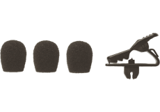 RPM153B Shure Bonnette - 3 Bonnettes + pinces pour MX153 noir