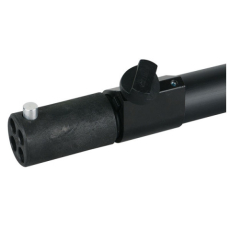 Mat télescopique noir de 1m80 à 3m pour châssis de rideaux WENTEX