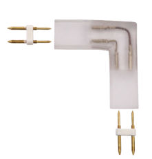 Coude à 90° pour ruban de led 230V simple couleur