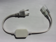 Cordon d'alimentation pour ruban de led 230V monocouleur