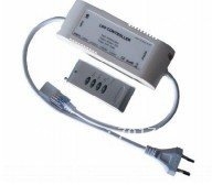Contrôleur 600W pour 50m max de ruban de led RVB 230V + télécommande