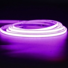 Ruban de led cob largeur 5mm violet 24v 528 leds 5W/m 5M