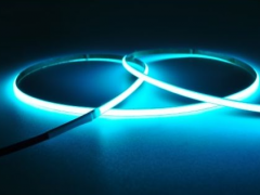 Ruban de led cob largeur 4mm bleu 12v 480 leds 5W/m 5M