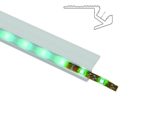 Diffuseur dépoli seul pour nez de marche 2m RUBLEDPROFNM2