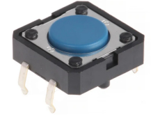 Switch interrupteur à souder 4 pattes - commutateur Omron B3F 5000 12x12x4.3mm 1.27N