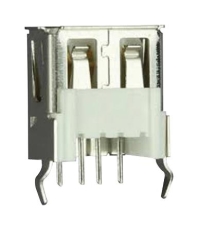 Embase USB 1.0 type A femelle montage traversant verticale