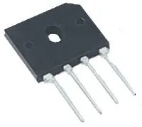 Ponte de diodes redresseur monophasé GBU1006 600V 10A plat 22mm