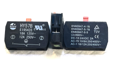 Élément de contact normalement fermé sous bouton poussoir ref BOUTAU boutton d'arrêt d'urgence pour coffret de chantier