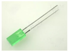 Led rectangulaire verte 5x2.5mm