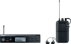 Système Ear Monitor PSM 300 Shure mono/stéréo avec paire de SE112 Bande K3E 606 - 630 Mhz