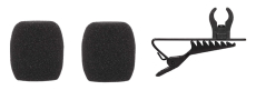 Shure SSE RK376 Bonnettes 2 mousses et pince cravate CVL-B/C