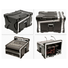Mini régie BOSCHMA CASES Slant Mixer Case - 11U (horizontale) - Noir