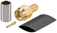 Connecteur à sertir RP-SMA pour RG-58