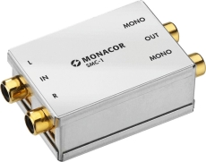SMC-1 Monacor Convertisseur de signal stéréo en mono