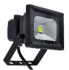 projecteur exterieur noir Led 10W EPISTAR blanc chaud IP65