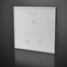 Panneau de contrôle programmable Sunlite Stick GU2 tactile et graphique version design BLANC