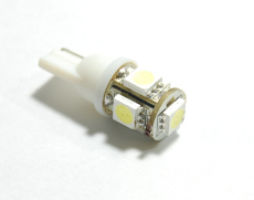 Ampoule miniature T10 12V 1,2W Led 5050 blanc froid