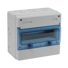 Tableau électrique étanche nu 1 rangée 12 Modules