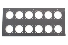plaque de surface pour TBOX avec 12 perçages pour embase 230V